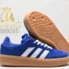 Sneakers Adidas Samba XLG daim bleu (2)