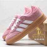 Sneakers Adidas Samba XLG daim rose (2)