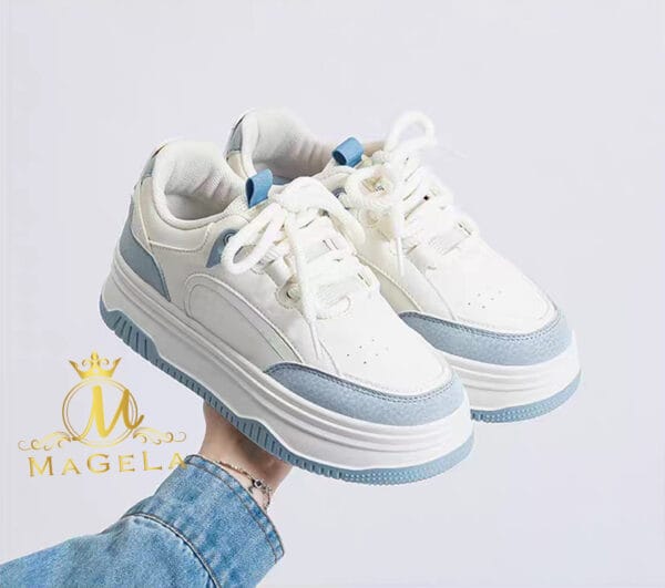 k4K3Sneakers Femme panda bleu