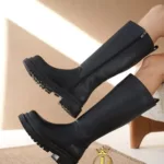 Bottes Lora Cuir Noir